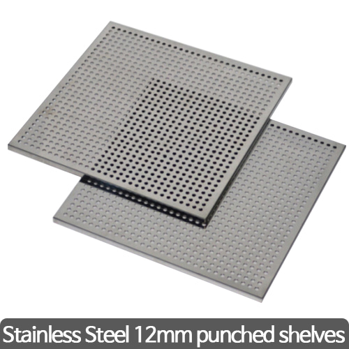 타공 선반 (가이드 포함) Stainless steel 12mm pubched shelves(Drying Oven)