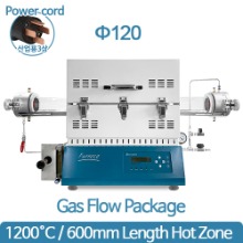 1200℃ 가스플로패키지 Gas Flow Package SH-FU-120LTG-WG (600mm Ø120)