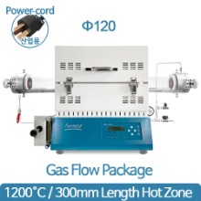 1200℃ 가스플로패키지 Gas Flow Package SH-FU-120STG-WG (300mm Ø120)